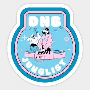 DNB - Female Junglist Sticker